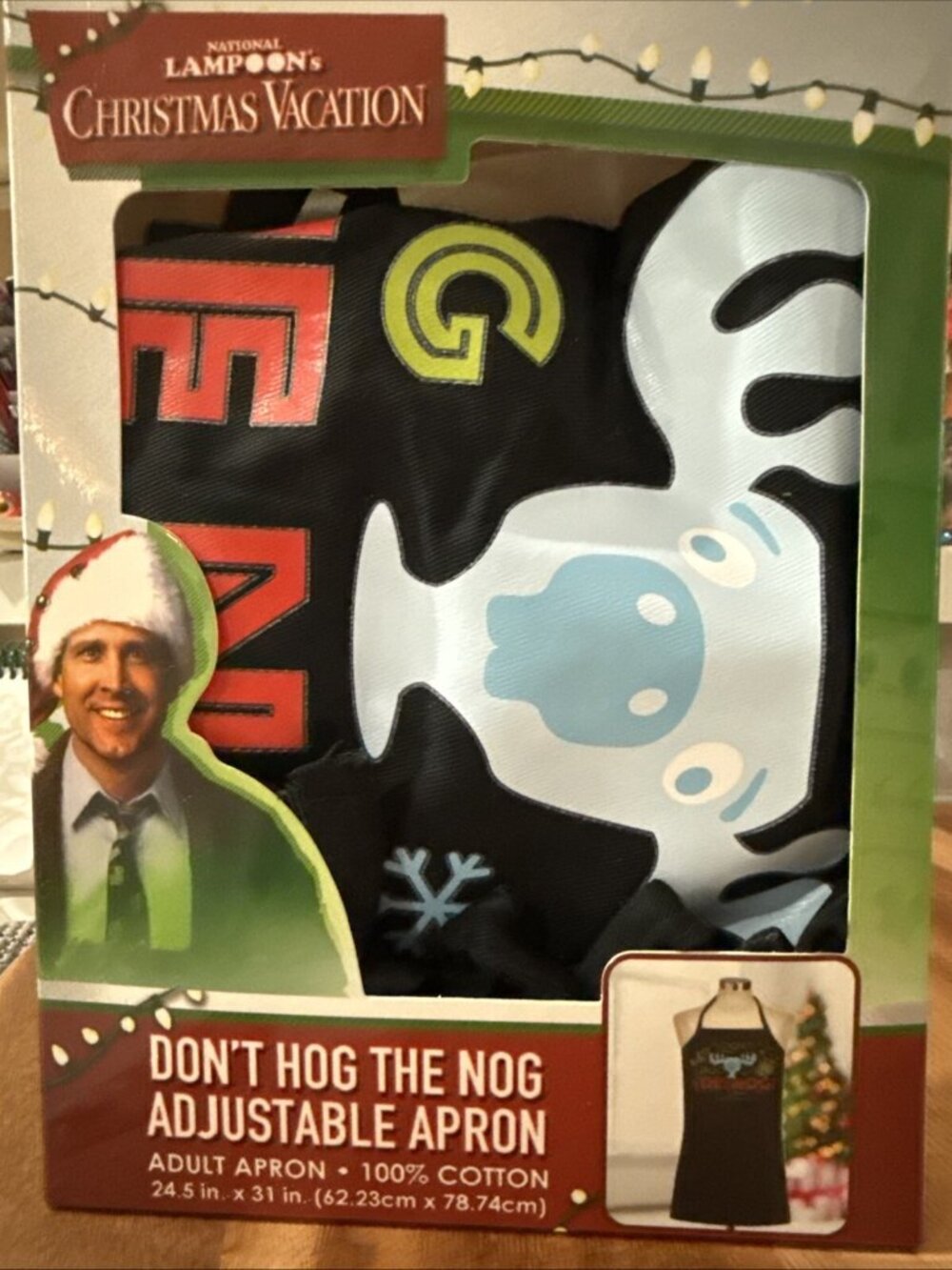 National Lampoon's Christmas Vacation DON'T HOG the NOG Adult Size Apron